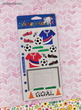 Vintage Stickopotamus Stickers, Sports Soccer, 1 Sheet New & Sealed