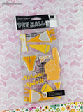 Jolee's Boutique Pep Rally Gold School Spirit 3-Dimensional Sticker Pack, New/Sealed