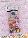 Sandylion Essentials Beach Vacation 3-Dimensional Sticker Pack, New/Sealed