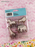 2016 Jolee's Boutique Gold Animal Embellishments 3-Dimensional Sticker Pack, New/Sealed