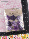 Little Birdie Boutique Elements Purple Lavender Flowers 3-Dimensional Sticker Pack, New/Sealed