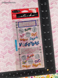 Stickopotamus Stickers, Sports Volleyball, 1 Sheet New & Sealed