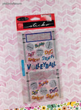Stickopotamus Stickers, Sports Volleyball, 1 Sheet New & Sealed