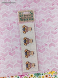 Vintage Provo Craft Cute Lil' Teddy Bear w/Honey Pot Designer Stickers Sealed Pack/2 Sheets
