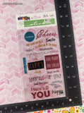 Stickopotamus Phrase Cafe Stickers, "Here's to You", 1 Sheet New & Sealed