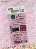 Stickopotamus Phrase Cafe Stickers, "Here's to You", 1 Sheet New & Sealed