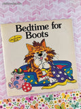 Vintage 1995 Kidsbooks Bedtime for Boots Lift-the-Flap Softcover