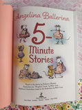 2022 1st Simon Spotlight Printing Angelina Ballerina 5-Minute Stories Oversized Illustrated Hardcover, Like New
