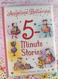2022 1st Simon Spotlight Printing Angelina Ballerina 5-Minute Stories Oversized Illustrated Hardcover, Like New