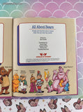 Vintage 1985 All About Bears: The World of Teddy Ruxpin Worlds of Wonder Illustrated Hardcover
