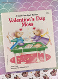Vintage 1994 Valentine's Day Mess A Giant First-Start Reader Troll Associates Illustrated Softcover, Like New