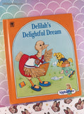 Vintage 1990 Delilah's Delightful Dream AlphaPets Illustrated Hardcover