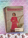 Vintage 1975 The Workbasket Set/7 Issues, No Duplicates Softcover Booklets