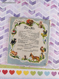 Vintage 1969 Whitman Tell-A-Tale, Lazy Fox and Red Hen Miniature Hardcover