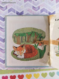 Vintage 1969 Whitman Tell-A-Tale, Lazy Fox and Red Hen Miniature Hardcover