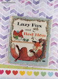 Vintage 1969 Whitman Tell-A-Tale, Lazy Fox and Red Hen Miniature Hardcover
