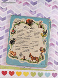 Vintage 1951 Whitman Tell-A-Tale, One Two Buckle My Shoe Miniature Hardcover