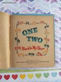 Vintage 1951 Whitman Tell-A-Tale, One Two Buckle My Shoe Miniature Hardcover