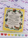 Vintage 1963 Whitman Tell-A-Tale, The Very Best of Friends Miniature Hardcover