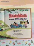 Vintage 1973 Whitman Tell-A-Tale, Walt Disney's Mickey Mouse and the Second Wish Miniature Hardcover