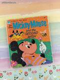 Vintage 1973 Whitman Tell-A-Tale, Walt Disney's Mickey Mouse and the Second Wish Miniature Hardcover