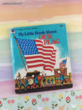 Vintage 1975 Whitman Tell-A-Tale, My Little Book About Our Flag Miniature Hardcover
