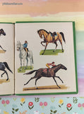 Vintage 1974 Whitman Tell-A-Tale, My Little Book of Horses Miniature Hardcover