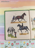 Vintage 1974 Whitman Tell-A-Tale, My Little Book of Horses Miniature Hardcover