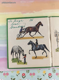 Vintage 1974 Whitman Tell-A-Tale, My Little Book of Horses Miniature Hardcover