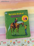 Vintage 1974 Whitman Tell-A-Tale, My Little Book of Horses Miniature Hardcover
