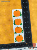 Vintage 1994 Mrs. Grossman's Halloween Spooky Pumpkins Full Sticker Sheet, Unused