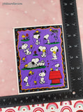 Vintage 1990's Hallmark Peanuts Snoopy Woodstock Full Sticker Sheet, Clean & Unused