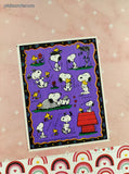 Vintage 1990's Hallmark Peanuts Snoopy Woodstock Full Sticker Sheet, Clean & Unused
