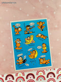 Vintage Hallmark Garfield the Cat Full Sticker Sheet, Unused