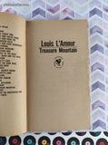 Vintage 1972 7th Bantam Printing Treasure Mountain by Louis L'Amour Softcover