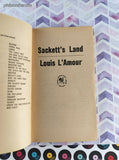 Vintage 1975 1st Bantam Printing Sackett's Land by Louis L'Amour Softcover
