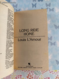 Vintage 1989 1st Bantam Printing Long Ride Home by Louis L'Amour Softcover