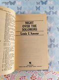 Vintage 1986 1st Bantam Printing Night Over the Solomons by Louis L'Amour Softcover
