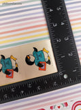 Vintage 1980 Single (One) Shirt Tales Penguin Hallmark Cards Sticker, Like New CLEAN