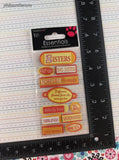 Sandylion Essentials Sisters 3-Dimensional Sticker Pack, New/Sealed