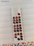 Vintage Hambly SHINY Rainbow Fish Ocean Sea Partial Sticker Sheet