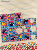 Vintage Lisa Frank Rainbow Cute Lil' Kitty Cats Hearts Fish Partial Sticker Sheets S214