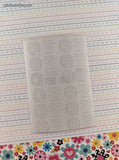 Vintage Sandylion SHINY Prismatic "Modes of Transportation" Rainbow Miniature Partial Sticker Sheet