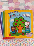 Vintage 2001/2002 1st Printings Hello Kitty Activity Books Set/5 Hardcovers, Like New