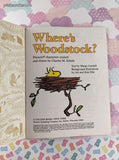 Vintage 1988 Little Golden Book: Snoopy and Friends Where's Woodstock? Hardcover