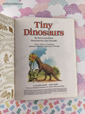 Vintage 1988 Little Golden Book: Tiny Dinosaurs Hardcover