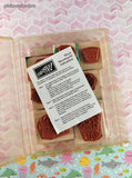 Vintage 1990 Stampin' Up! Circus Animals Set/7 Stamps w/Plastic Storage Case