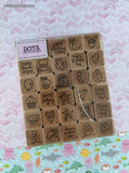 Vintage D.O.T.S. Holidays Seasons Stamp Set/30 Miniature Stamps, NEW & Unused