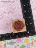 Vintage 1995 Annette Allen Watkins Lovingly Hand Stamped Wooden Block/Rubber Stamp
