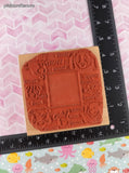 Vintage Rubber Stampede Dogface Frame A1880G Wooden Block/Rubber Stamp
